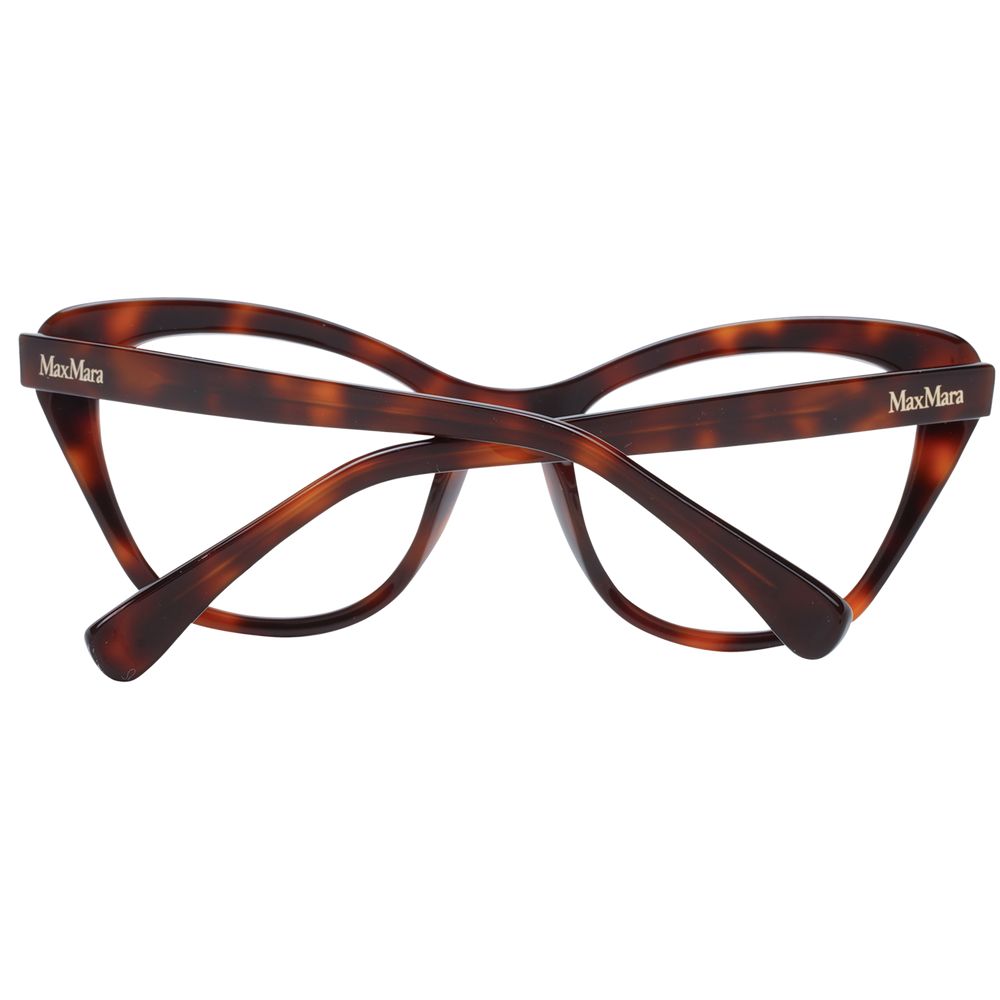 Max Mara Brown Plastic Glasses Frames