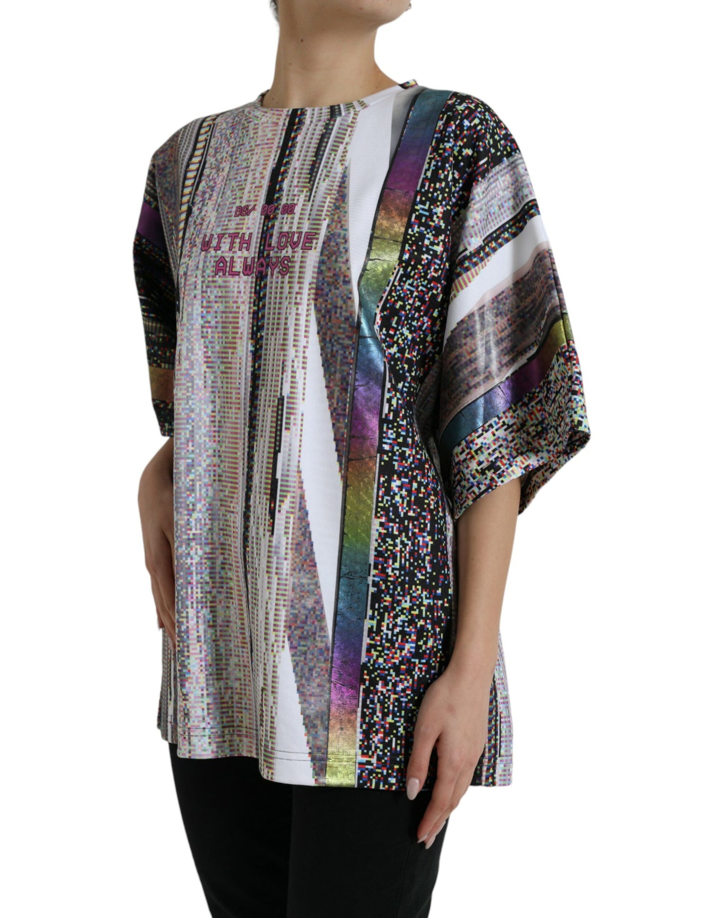 Dolce & Gabbana Multicolor With Love Always Print T-shirt Dolce & Gabbana