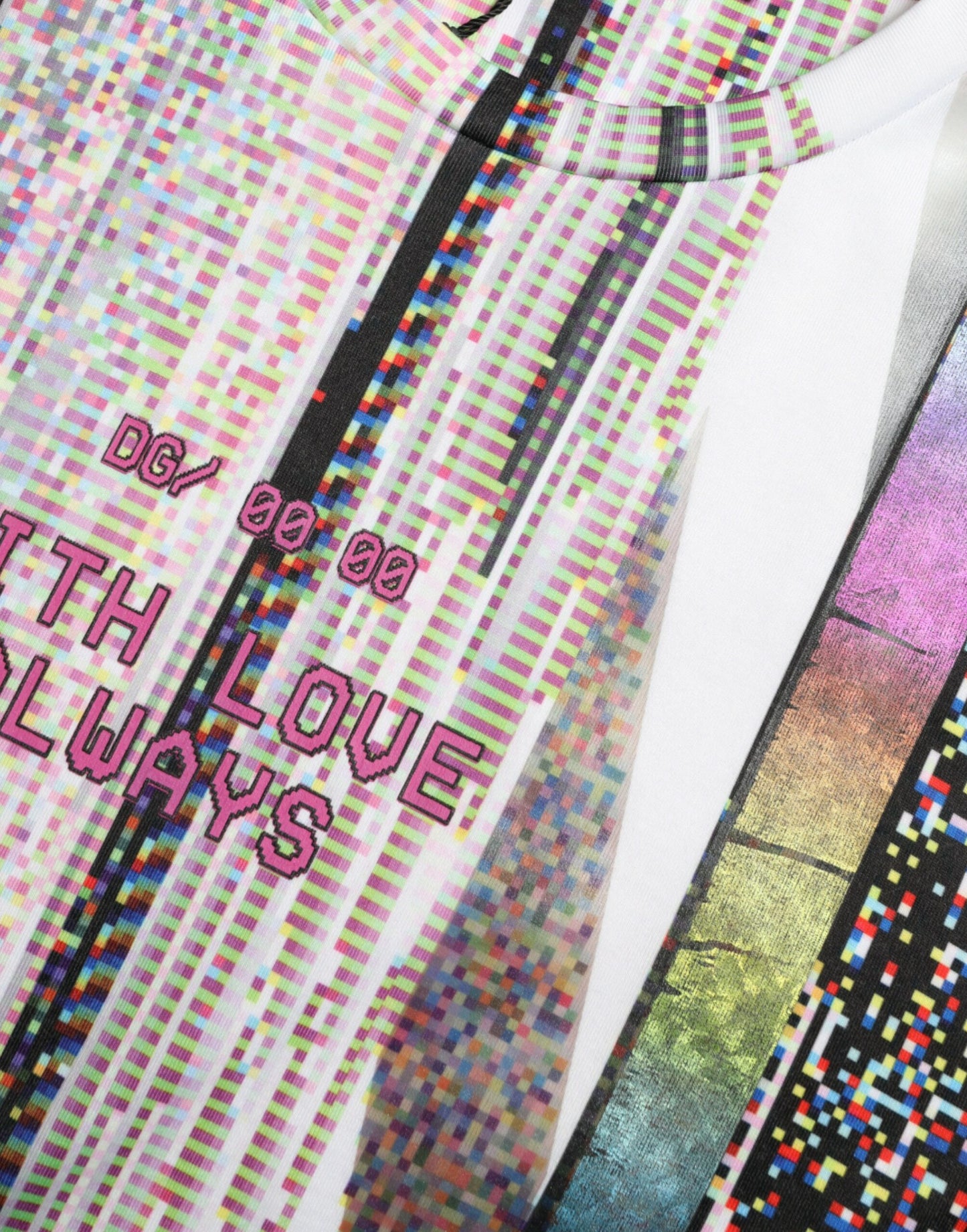 Dolce & Gabbana Multicolor With Love Always Print T-shirt Dolce & Gabbana