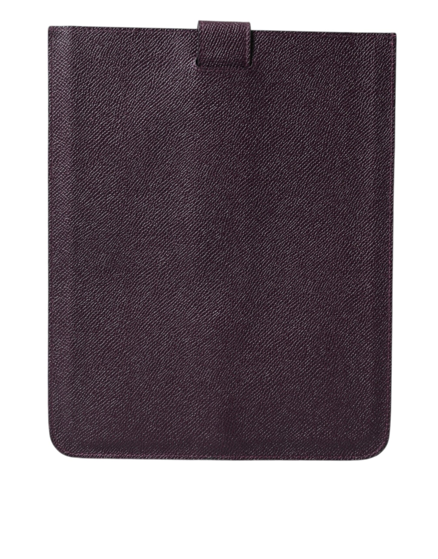 Dolce & Gabbana Dark Brown Leather Logo Plaque Cover Sleeve Tablet Case Dolce & Gabbana