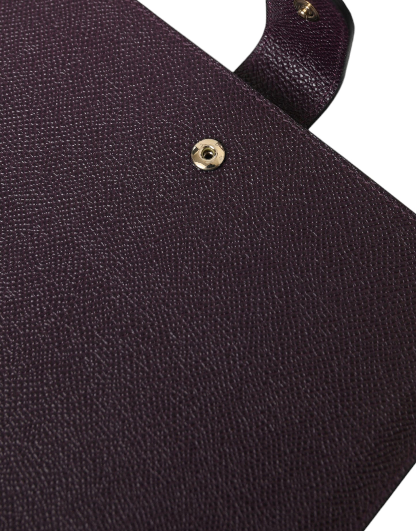 Dolce & Gabbana Dark Brown Leather Logo Plaque Cover Sleeve Tablet Case Dolce & Gabbana