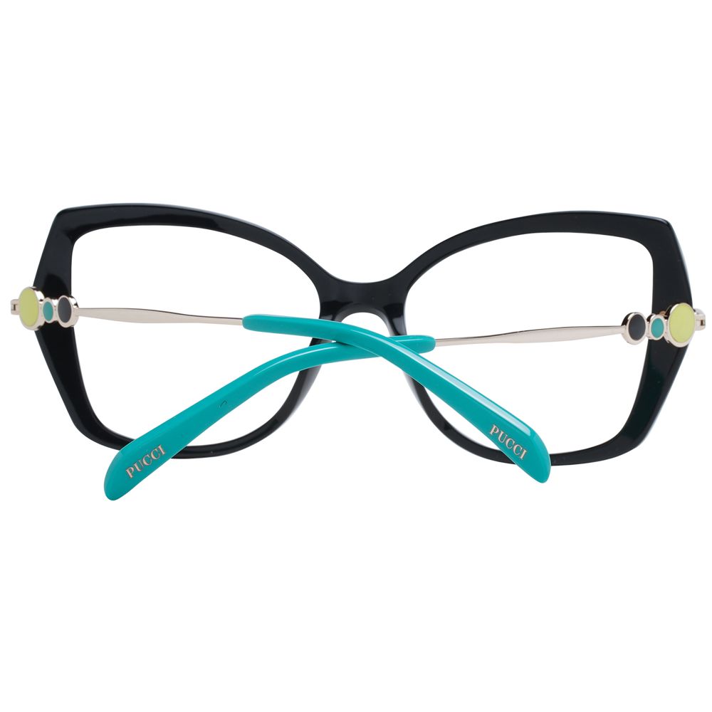 Emilio Pucci Black Plastic Glasses Frames Emilio Pucci