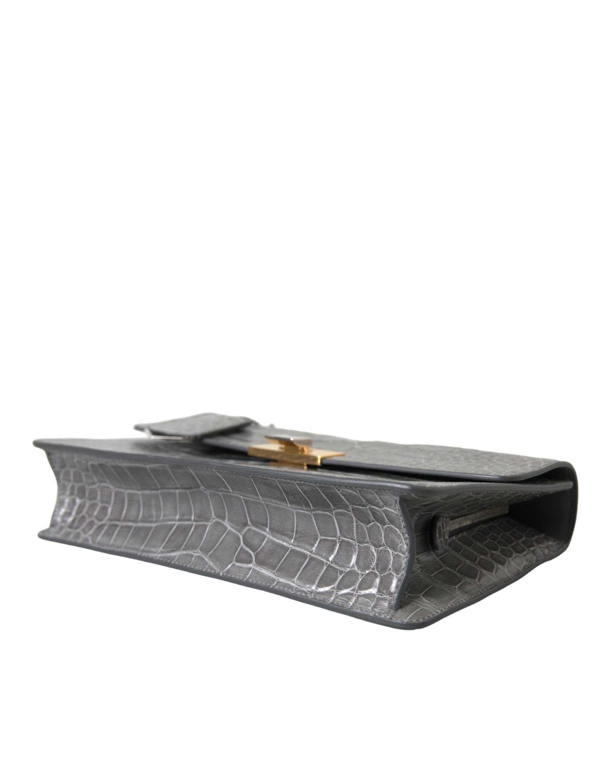 Balenciaga Gray Exotic Leather Medium Shoulder Hand Purse Bag Balenciaga