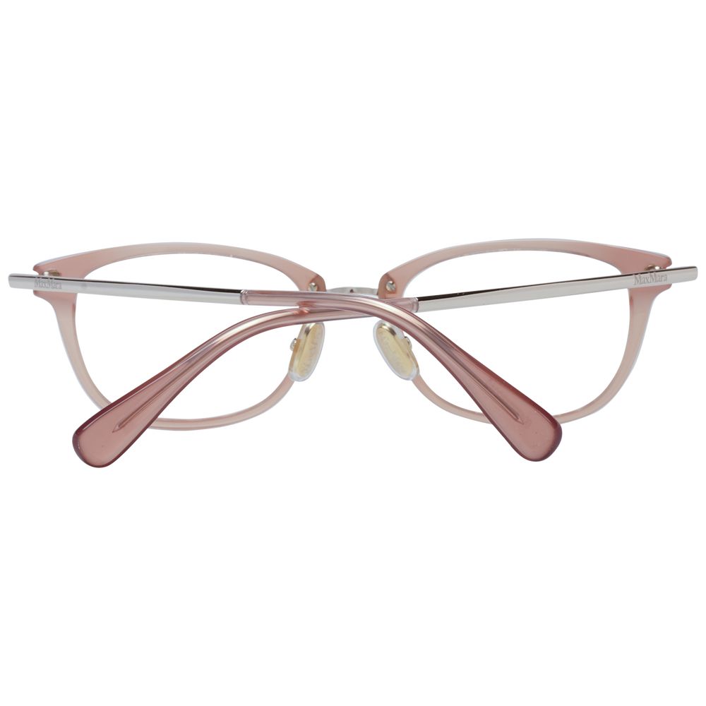 Max Mara Beige Plastic Glasses Frames