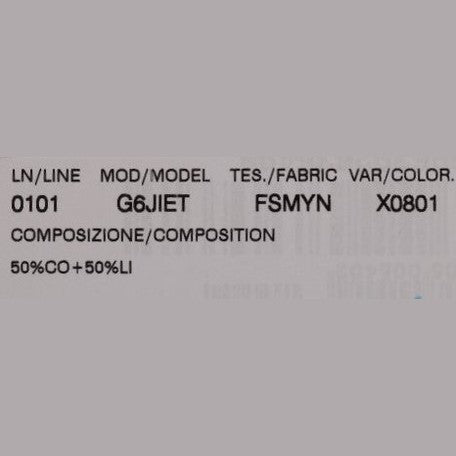 Dolce & Gabbana White Black Striped Cotton Linen Shorts