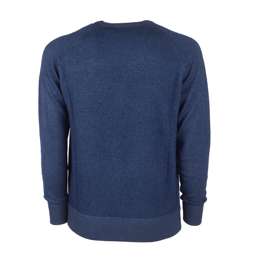 Emilio Romanelli Light Blue Cashmere Men Sweater Emilio Romanelli