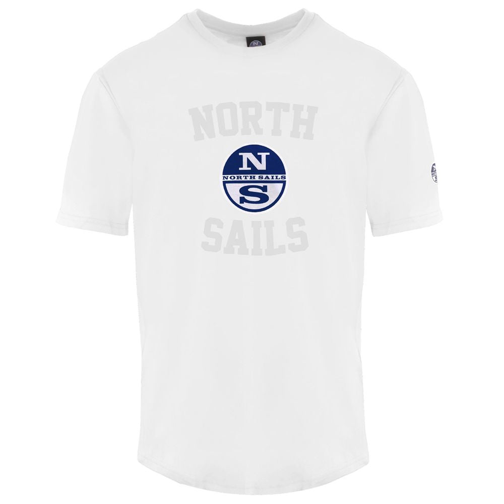 North Sails White Cotton Men's T-Shirt North Sails