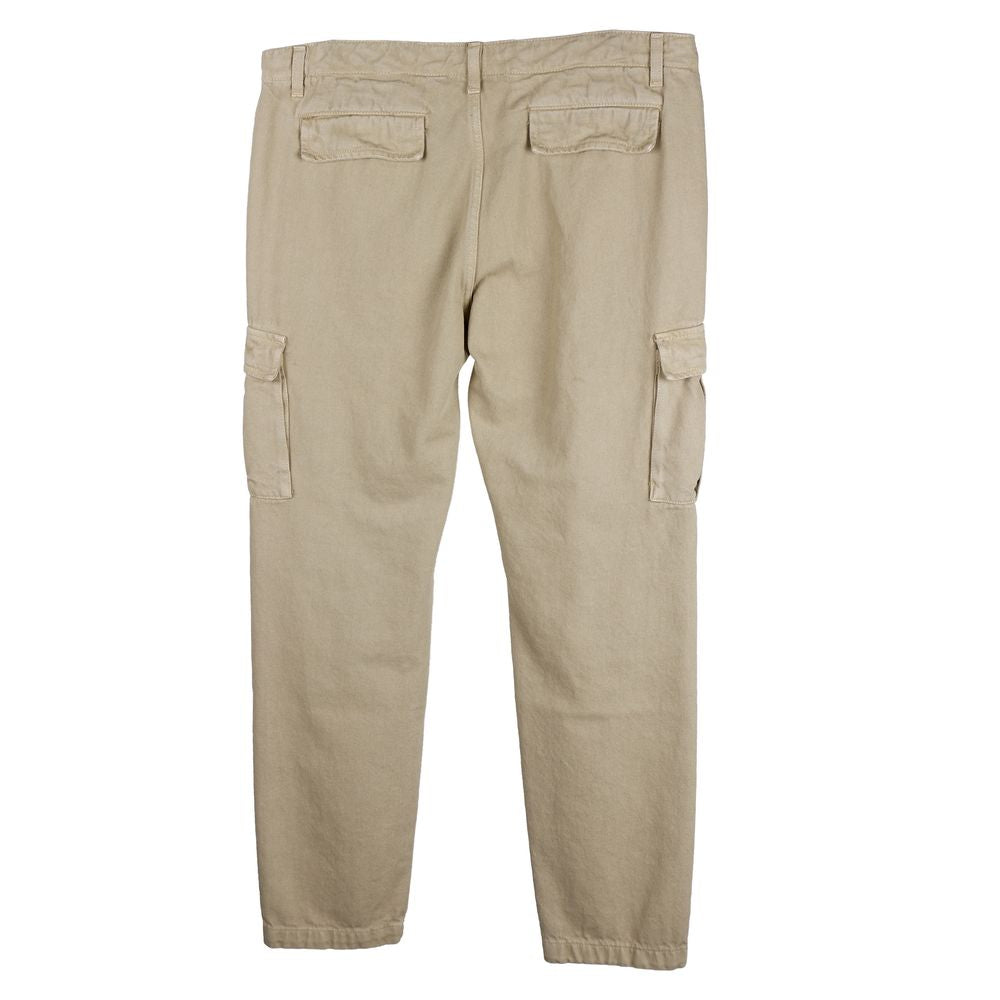 Comme Des Fuckdown Beige Cotton Men Trouser Comme Des Fuckdown
