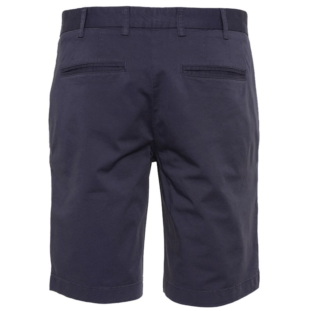 Refrigiwear Elegant Beige Bermuda Shorts with Logo Patch Refrigiwear