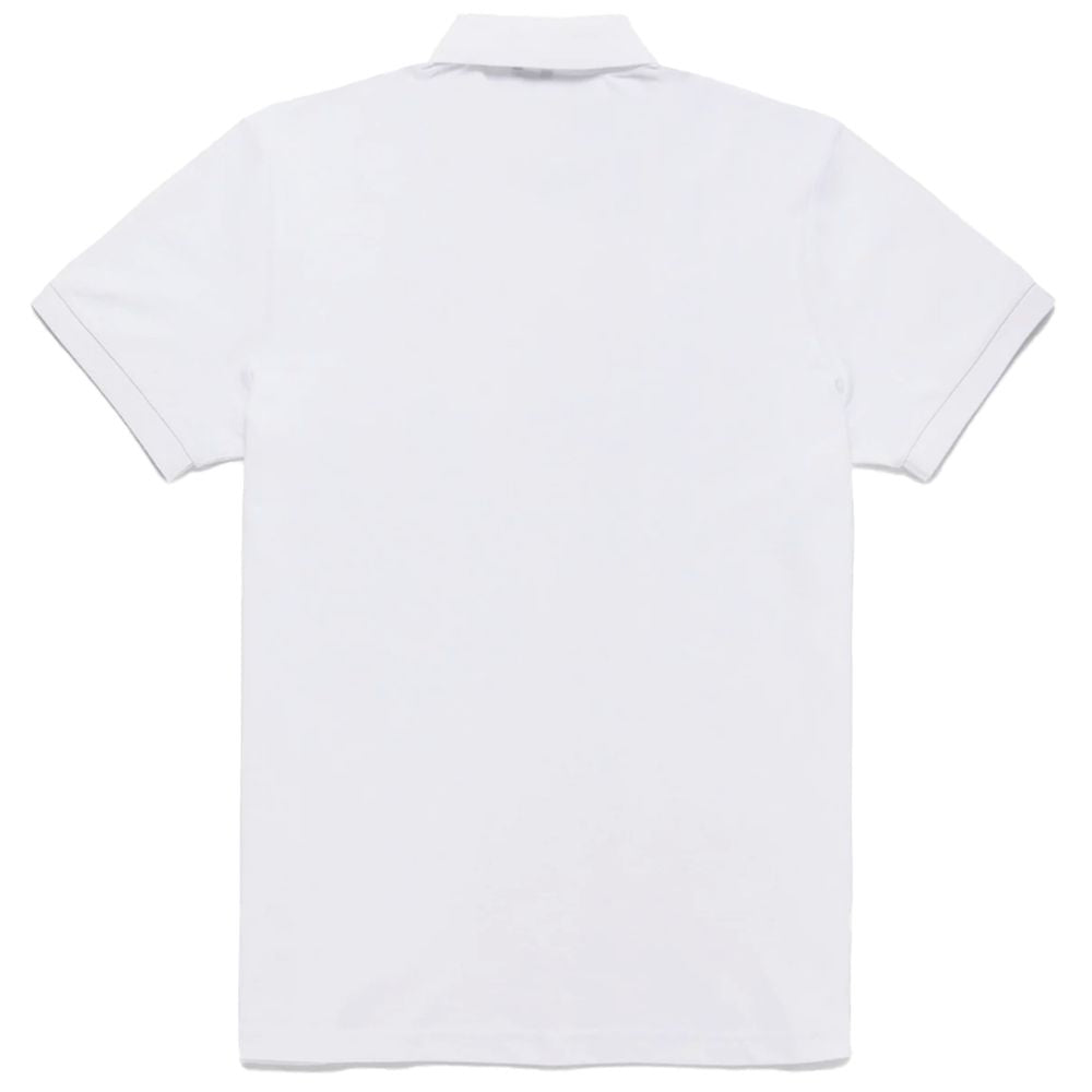 Refrigiwear Elegant White Polo with Embroidered Logo Refrigiwear