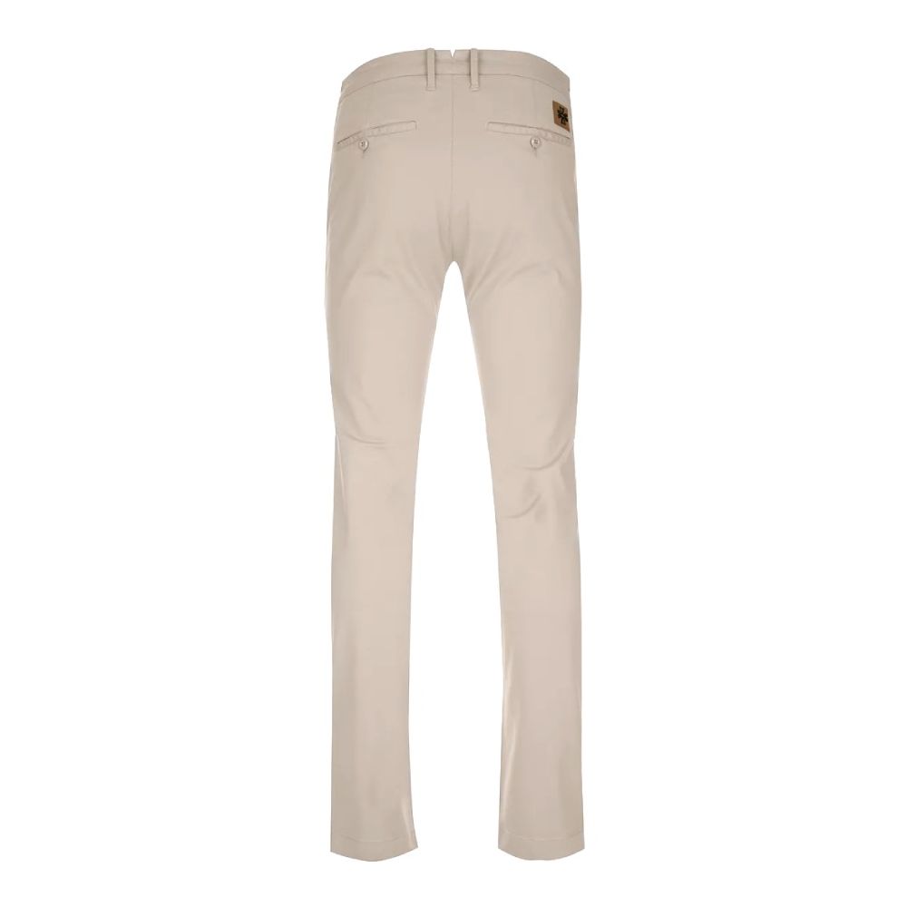 Jacob Cohen Beige Cotton Chino Trousers – Slim Fit Elegance Jacob Cohen