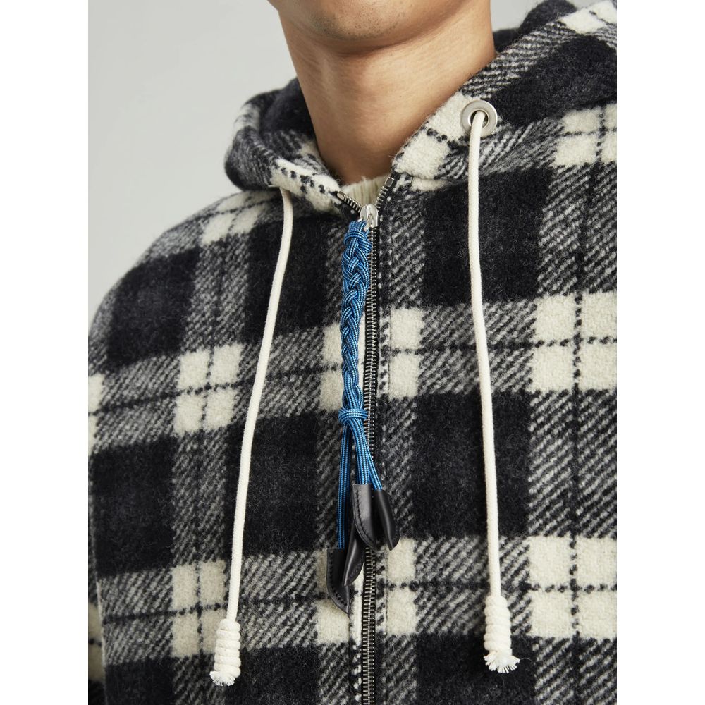 Palm Angels Black Cashmere Men Sweater Jacket Palm Angels