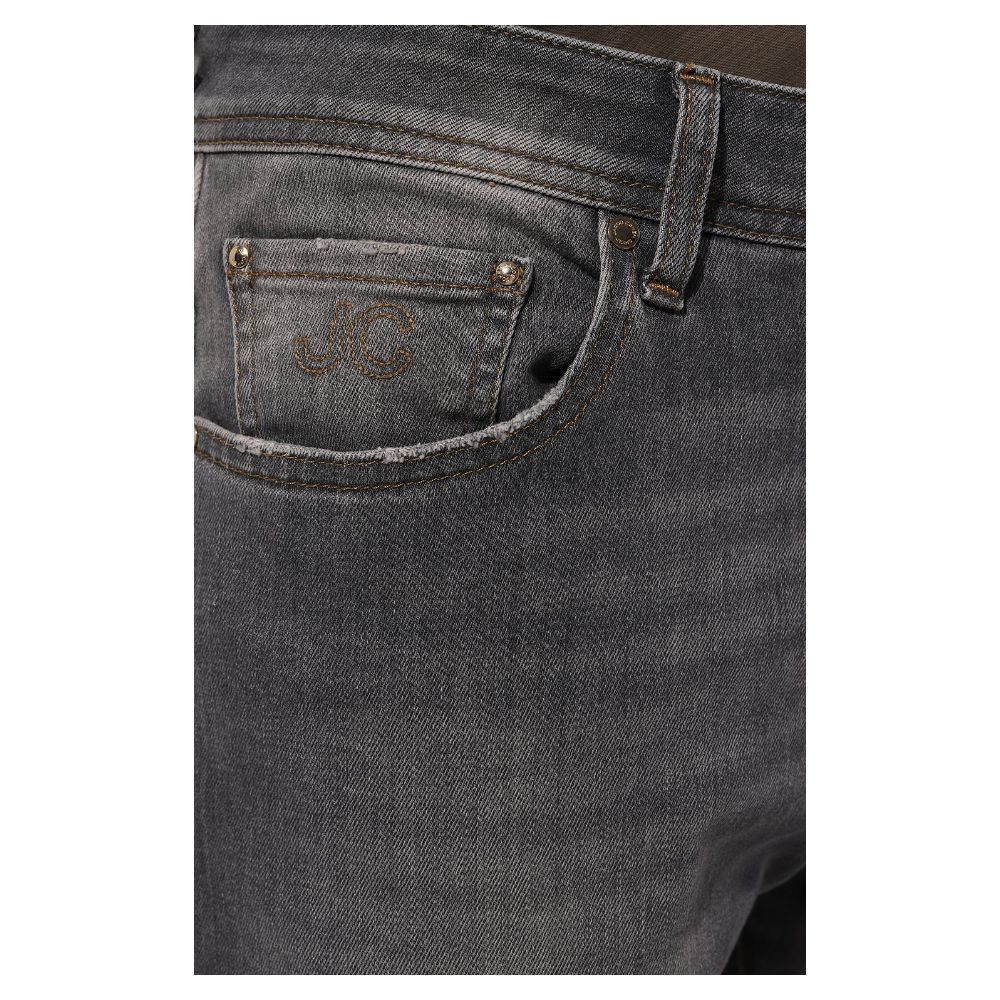 Jacob Cohen Sleek Gray Stretch Cotton Regular Fit Jeans Jacob Cohen