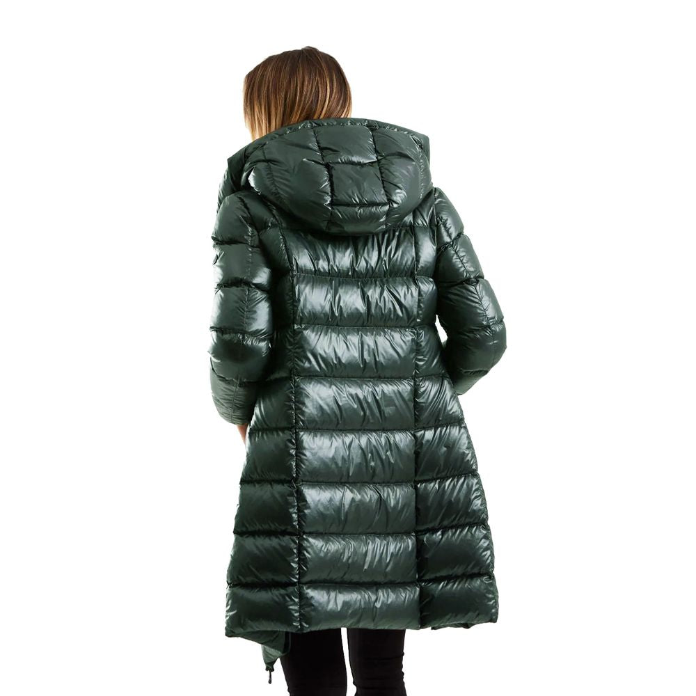 Refrigiwear Green Polyester Women Jacket Refrigiwear