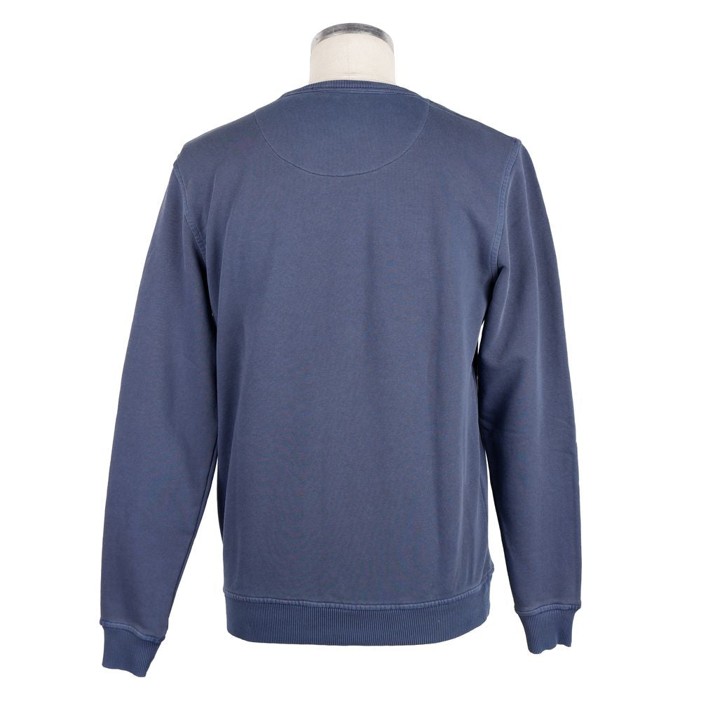 Refrigiwear Blue Cotton Men's Sweater Refrigiwear
