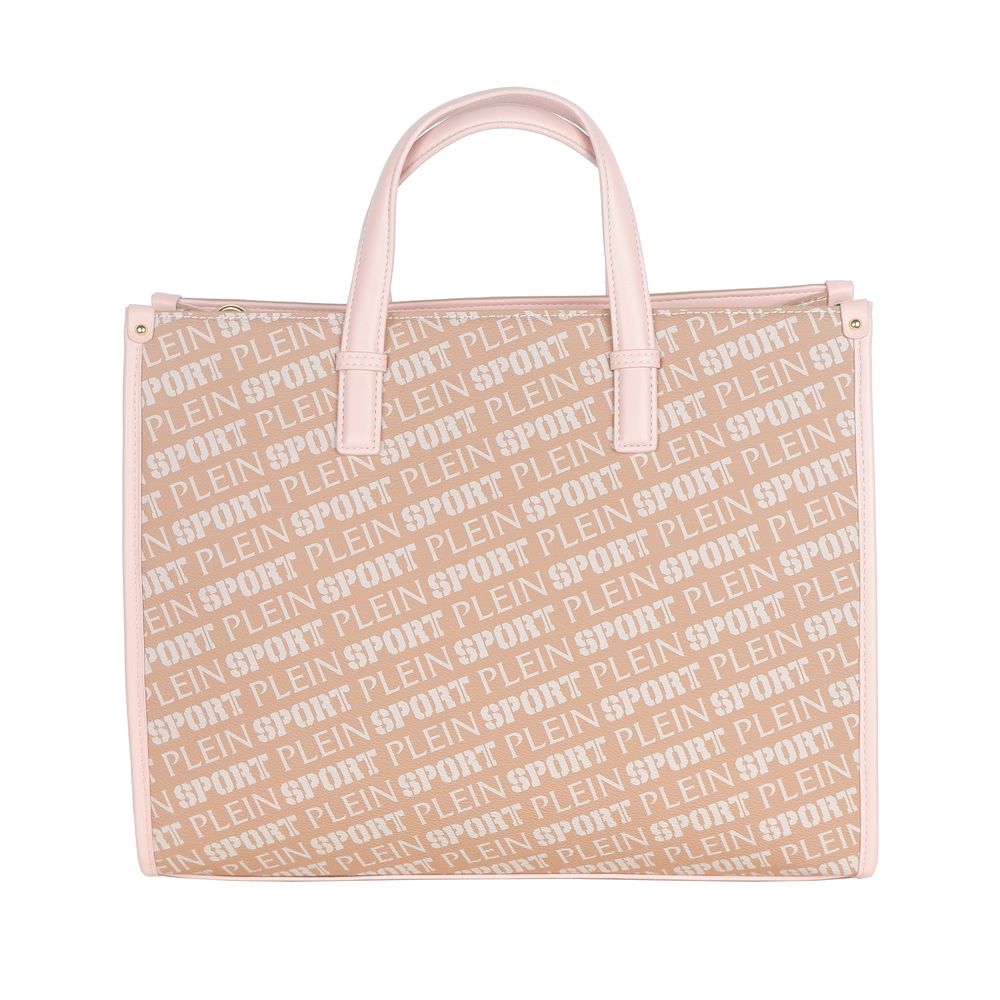 Plein Sport Pink Polyamide Women Shoulder Bag Plein Sport