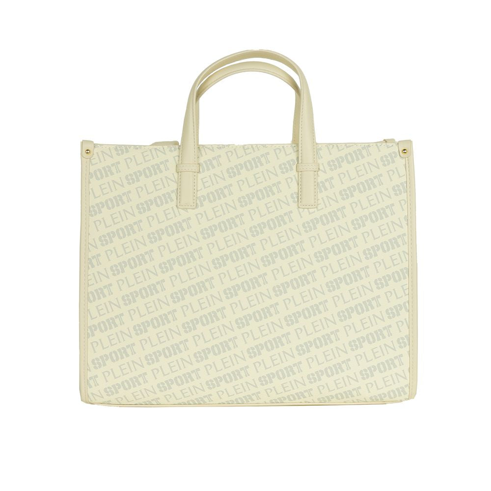 Plein Sport White Polyamide Women Shoulder Bag Plein Sport