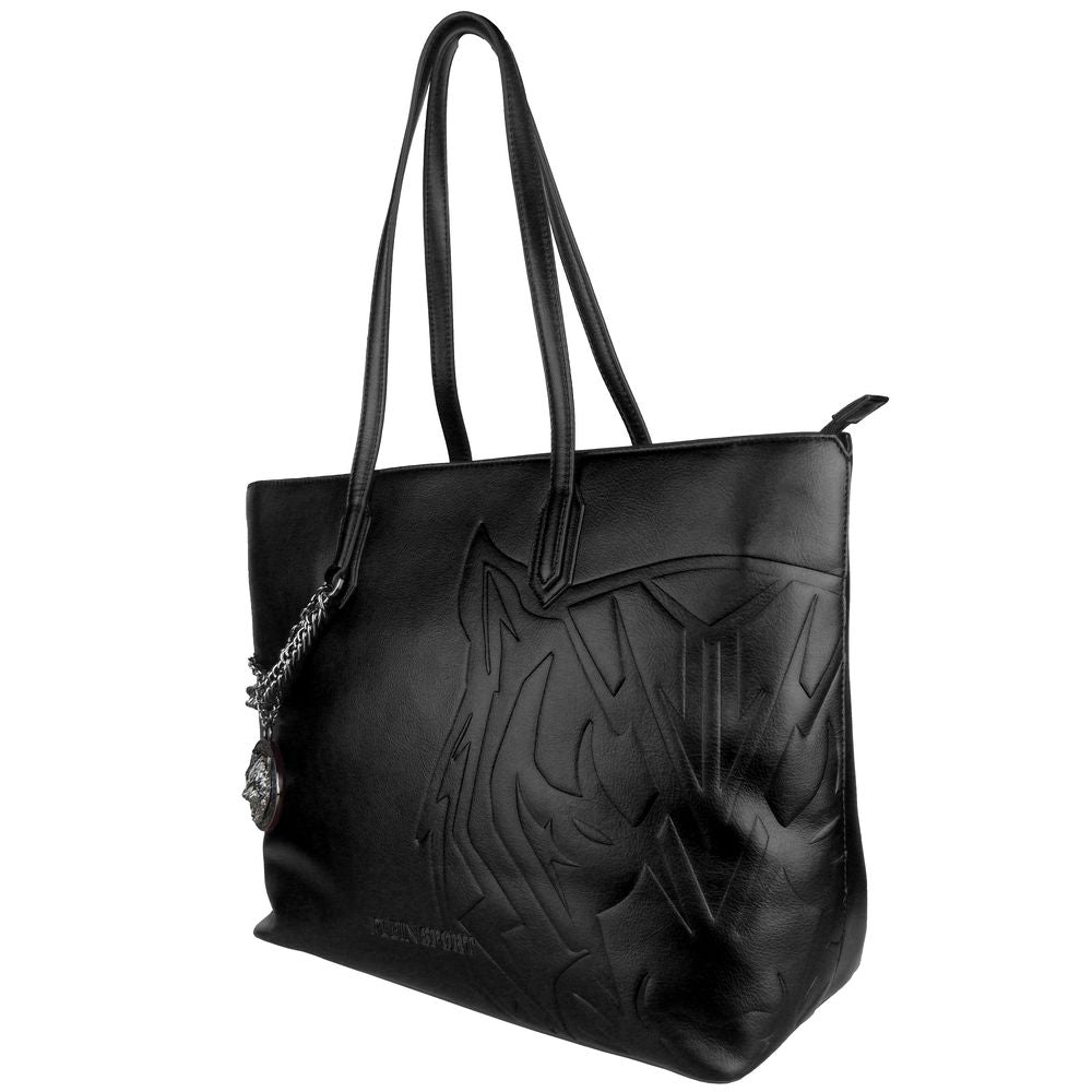 Plein Sport Black Polyethylene Women Shoulder Bag Plein Sport