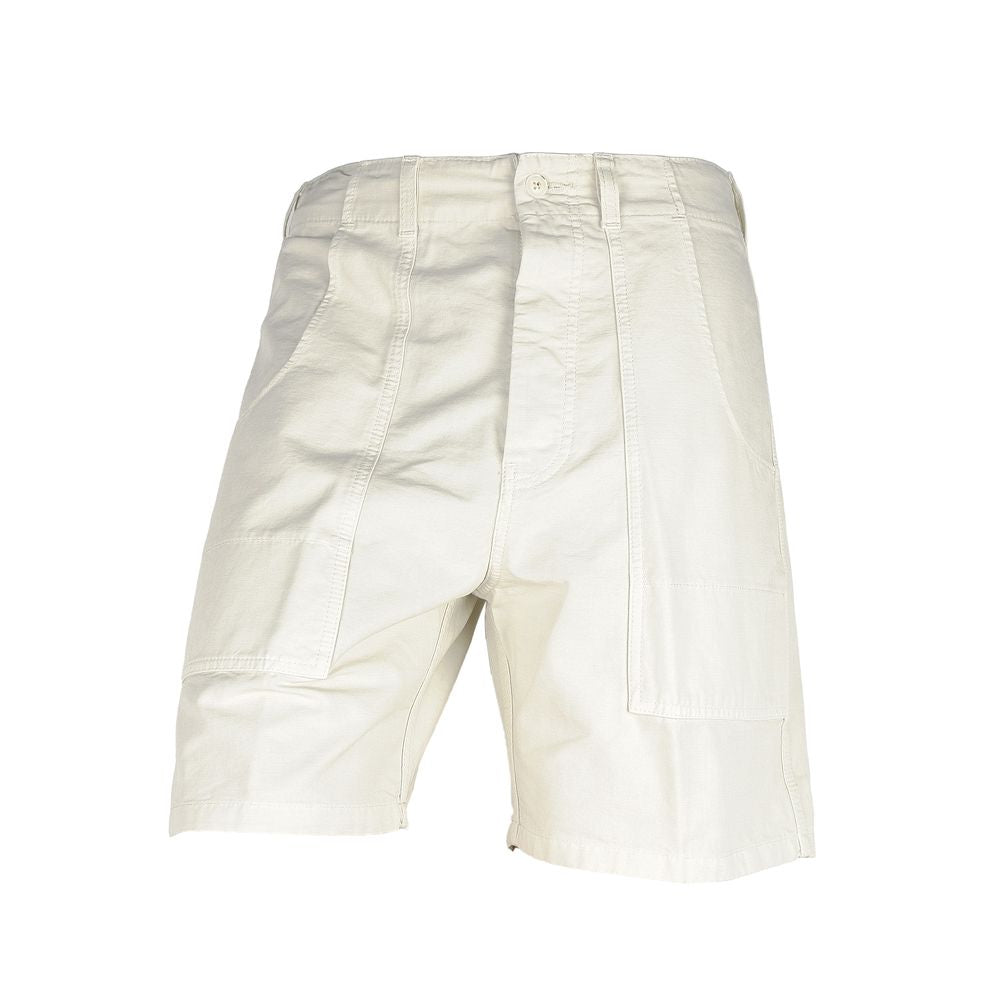 Don The Fuller White Cotton Men's Bermuda Short Don The Fuller