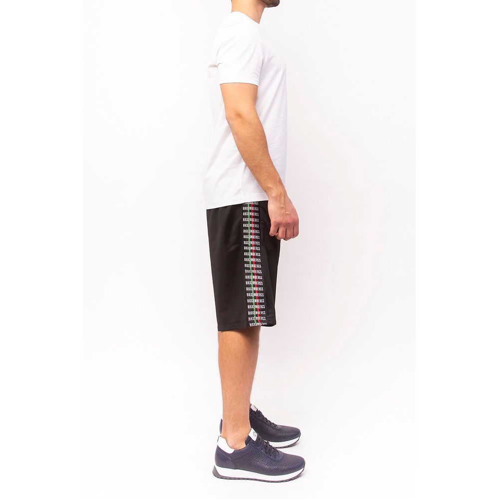 Bikkembergs Sleek Anniversary Striped Bermuda Shorts Bikkembergs