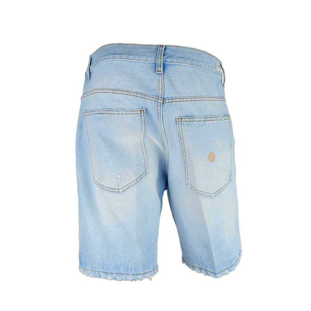 Don The Fuller Blue Cotton Men's Bermuda Shorts Don The Fuller