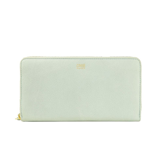 Cavalli Class Gray Calfskin Women Wallet Cavalli Class