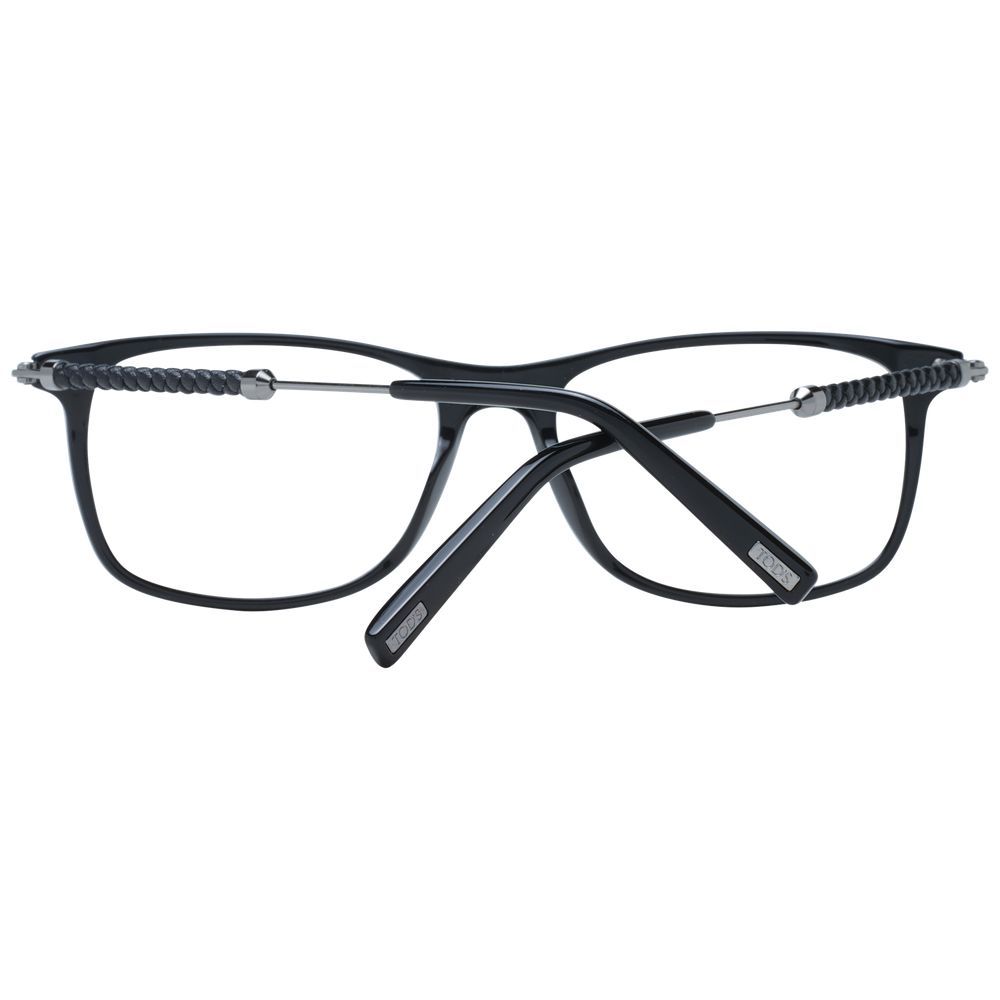 Tod's Black Plastic Glasses Frames