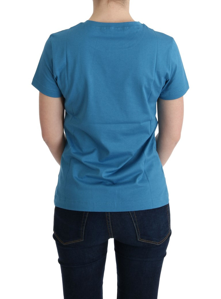 Dolce & Gabbana Blue Cotton 2017 Motive T-Shirt Dolce & Gabbana