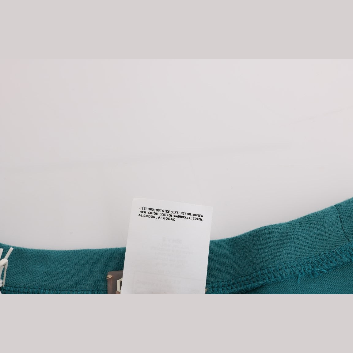 John Galliano Green Cotton Oversized Sweater John Galliano