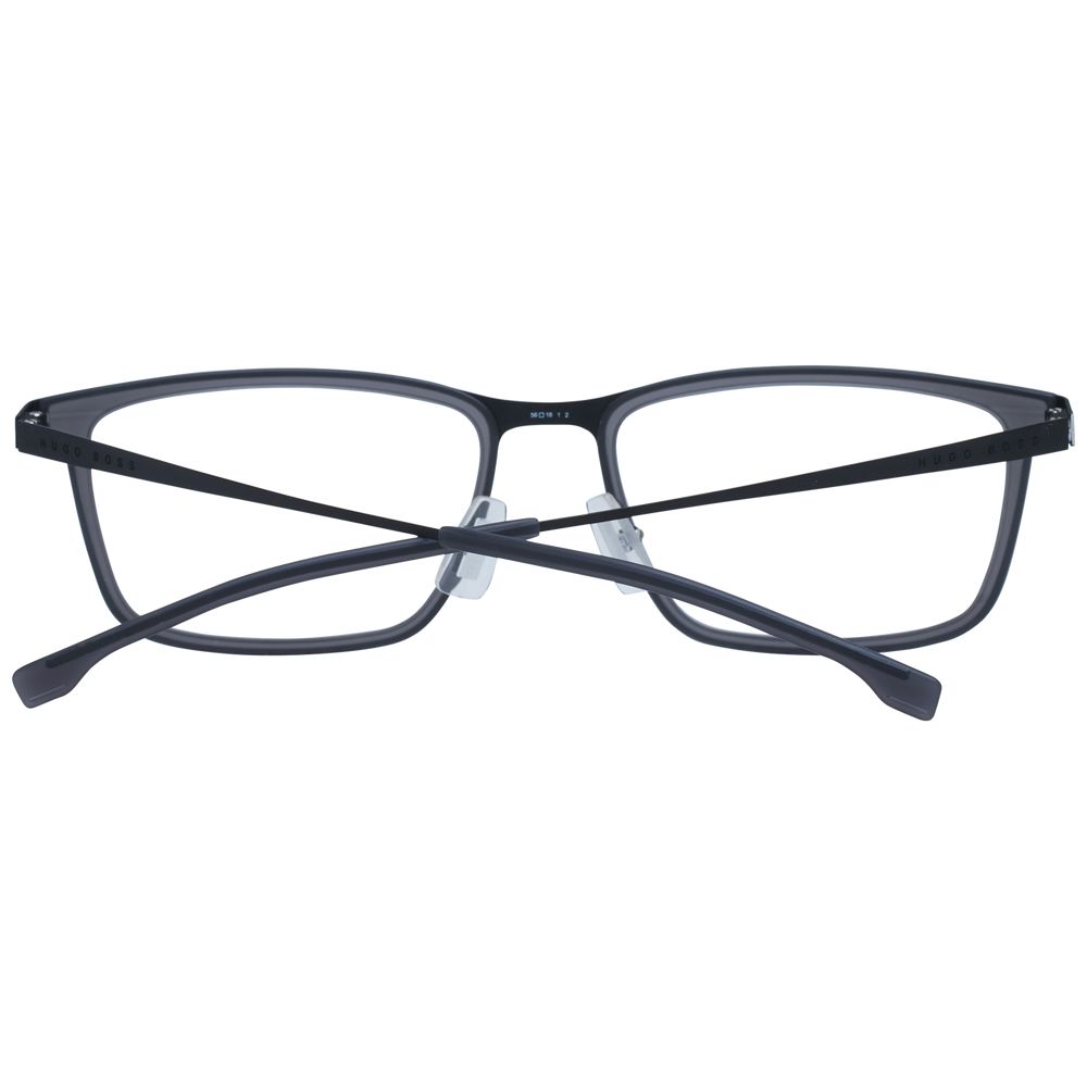 Hugo Boss Gray Stainless Steel Glasses Frames