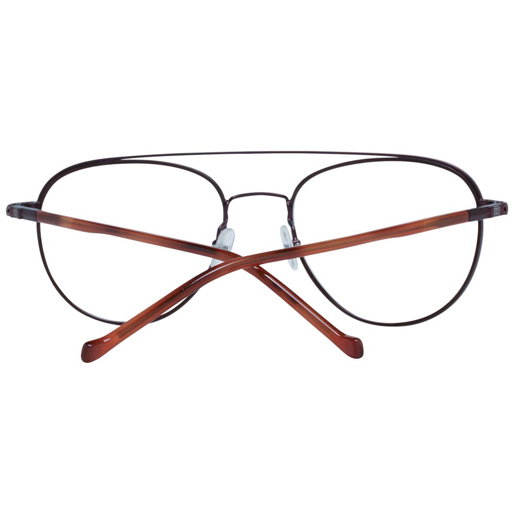 Hackett Brown Stainless Steel Glasses Frames