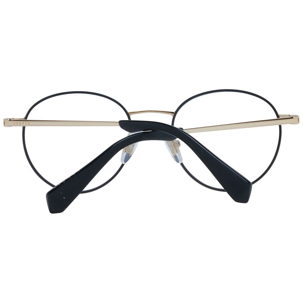 Sandro Black Stainless Steel Glasses Frames