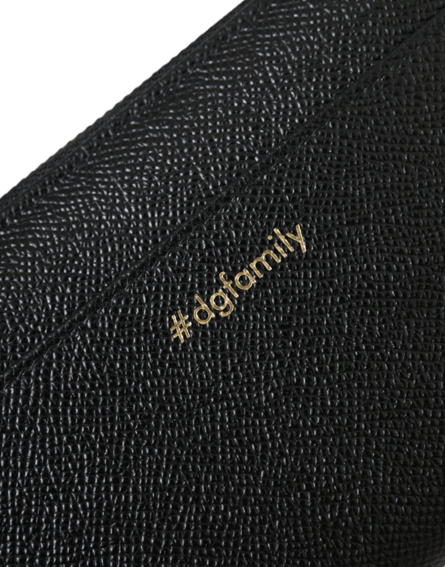 Dolce & Gabbana Black Blue Leather #DGFAMILY Zipper Continental Men Wallet Dolce & Gabbana