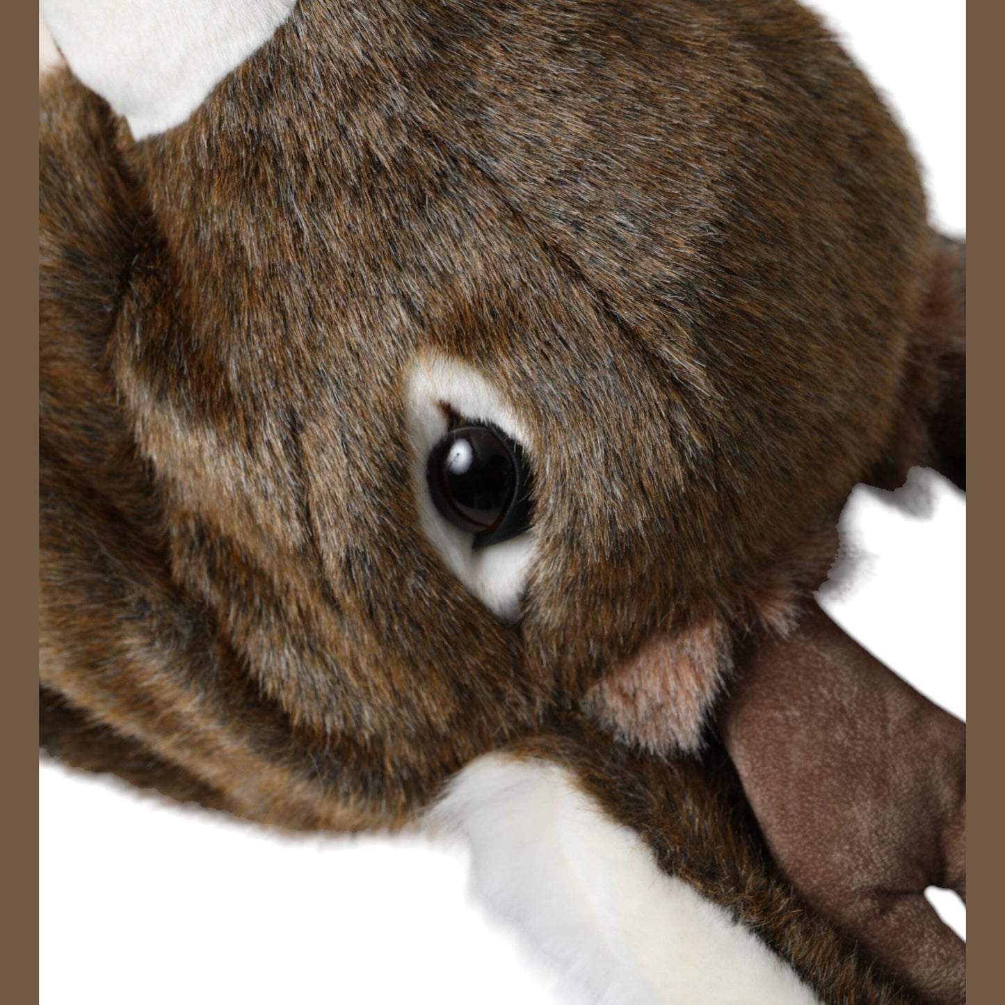Dolce & Gabbana Brown Deer Faux Fur Whole Head Hat Dolce & Gabbana
