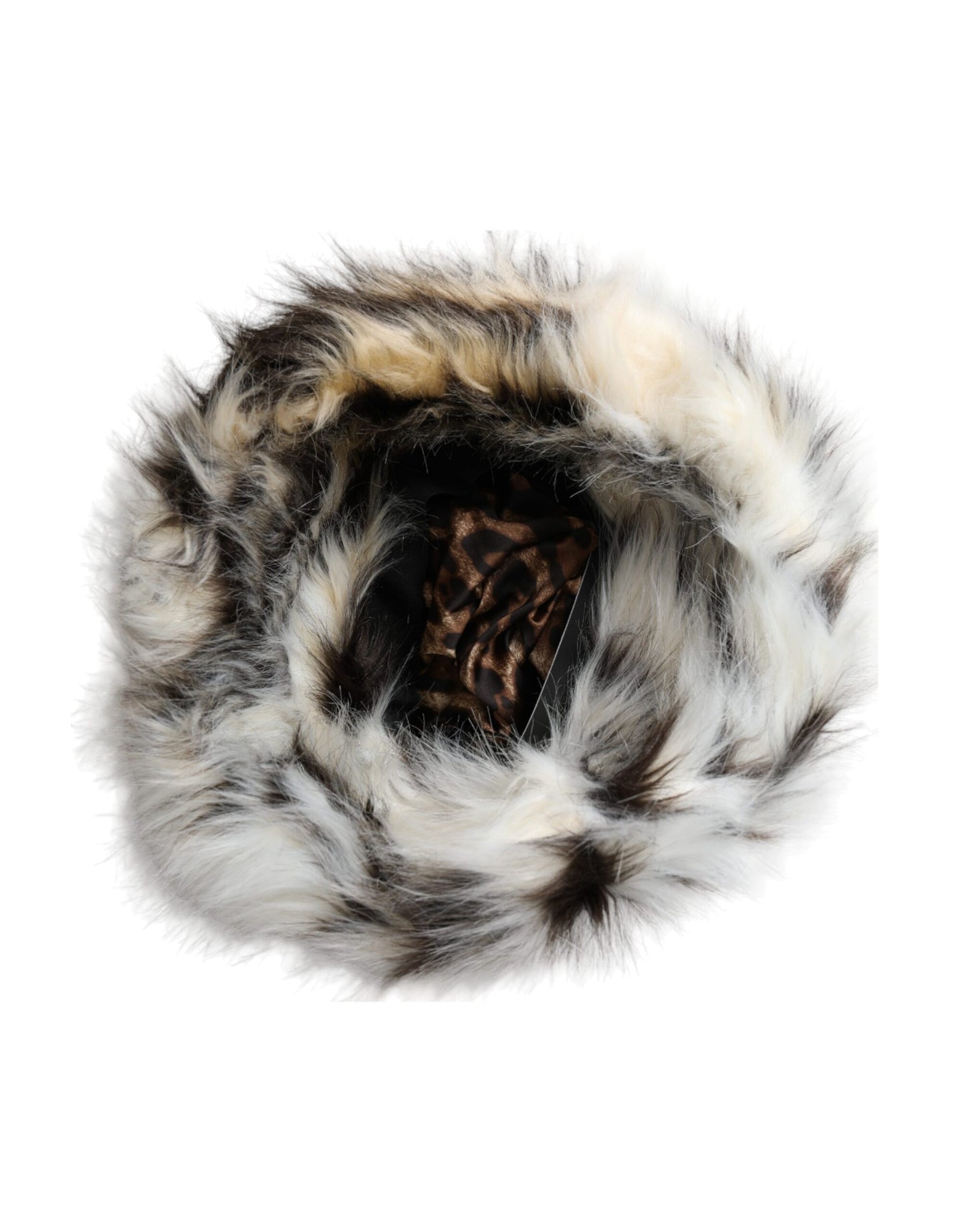 Dolce & Gabbana Multicolor Acrylic Fur Women Bucket Hat Dolce & Gabbana