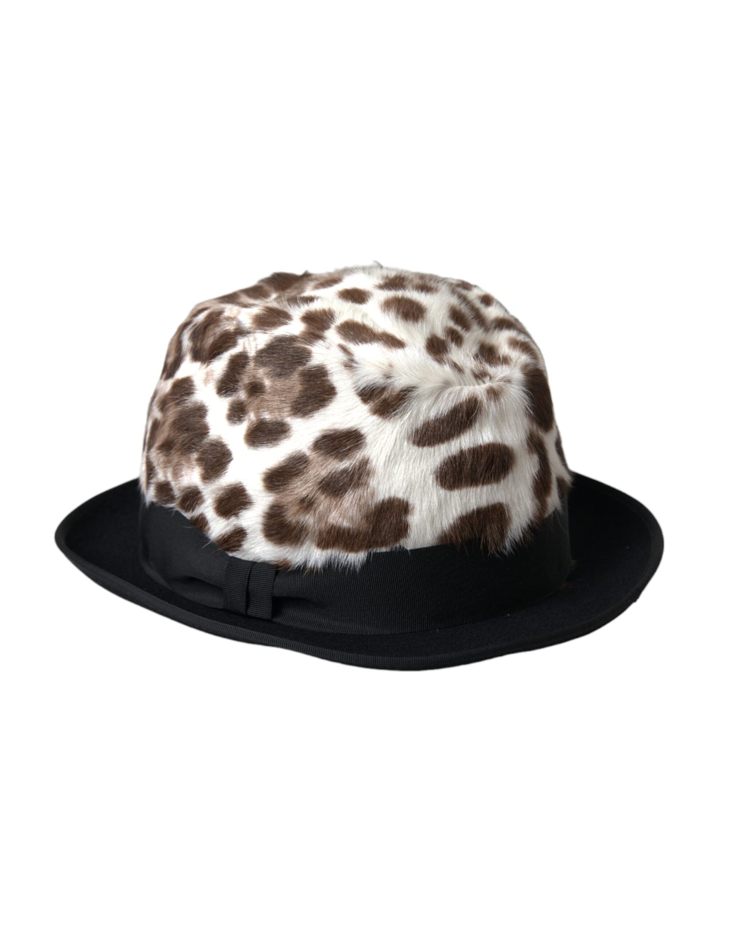 Dolce & Gabbana Multicolor Leopard Women Fedora Hat Dolce & Gabbana