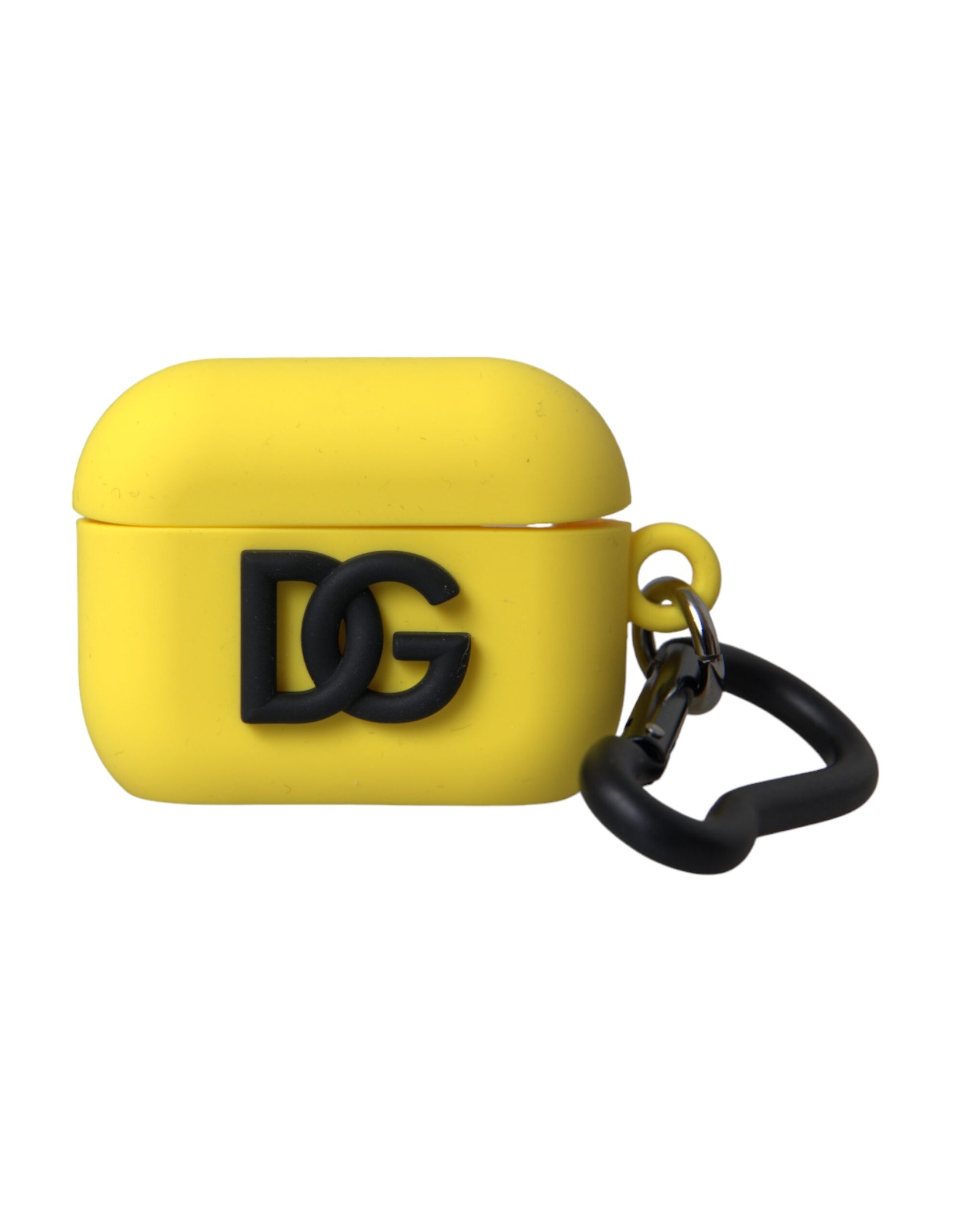 Dolce & Gabbana Yellow Silicone Logo Embossed Airpods Case Dolce & Gabbana