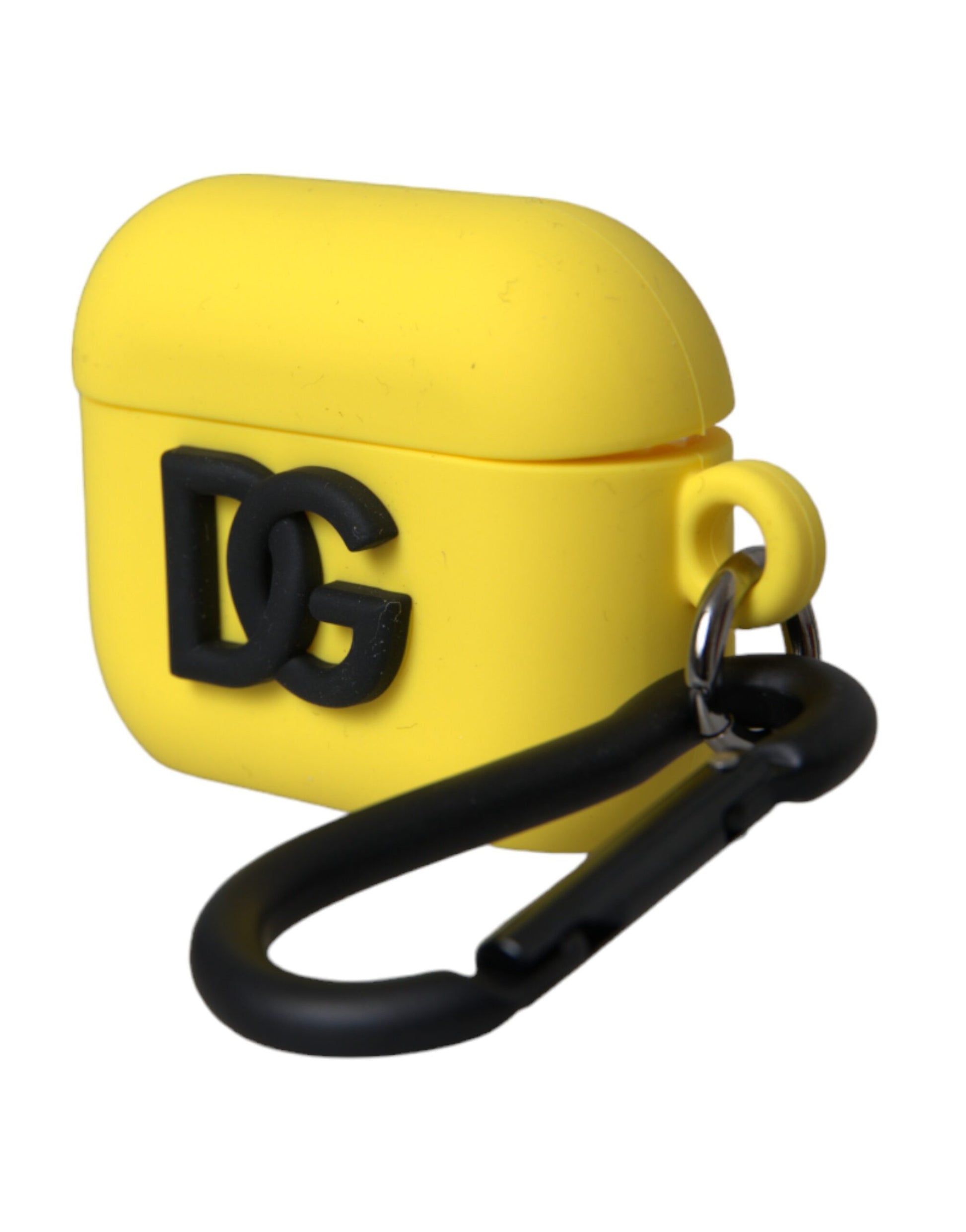 Dolce & Gabbana Yellow Silicone Logo Embossed Airpods Case Dolce & Gabbana