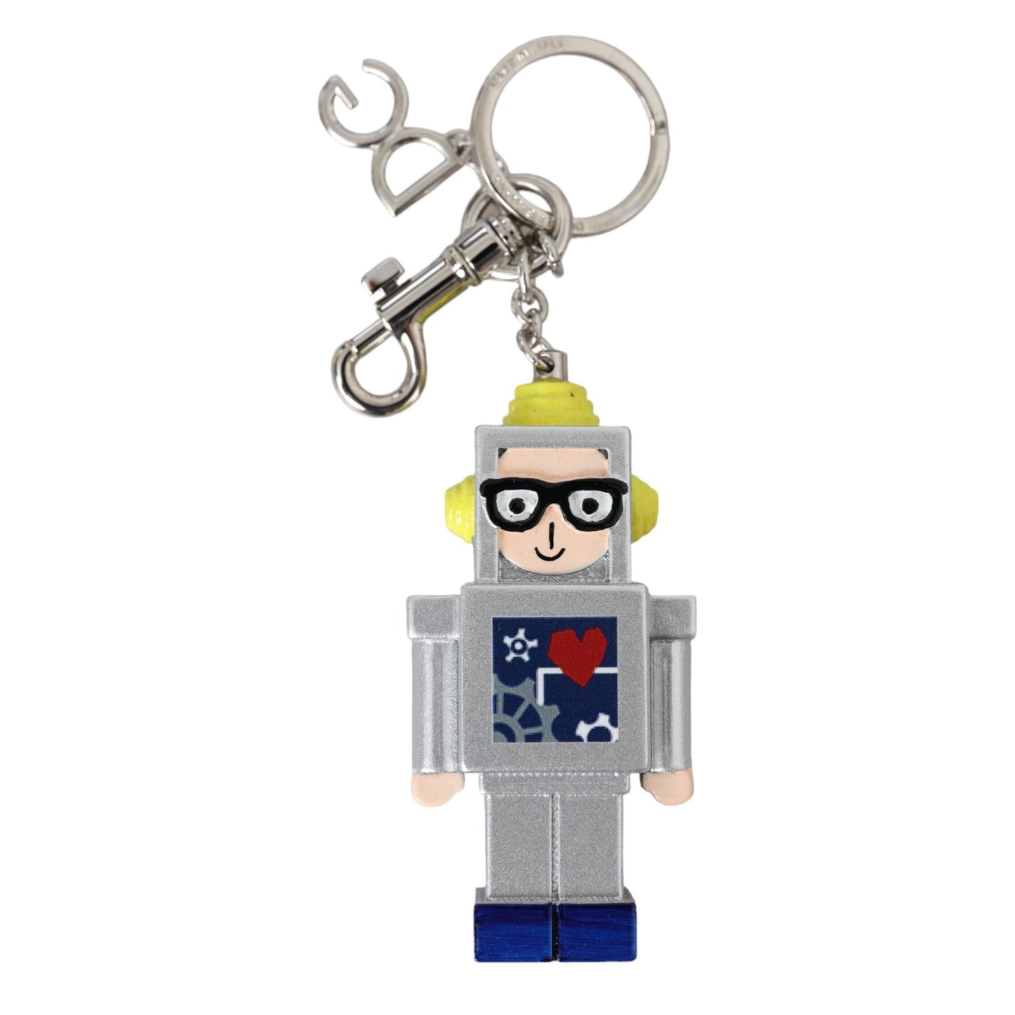 Dolce & Gabbana Multicolor Astronaut Space Metal Logo Keyring Keychain Dolce & Gabbana