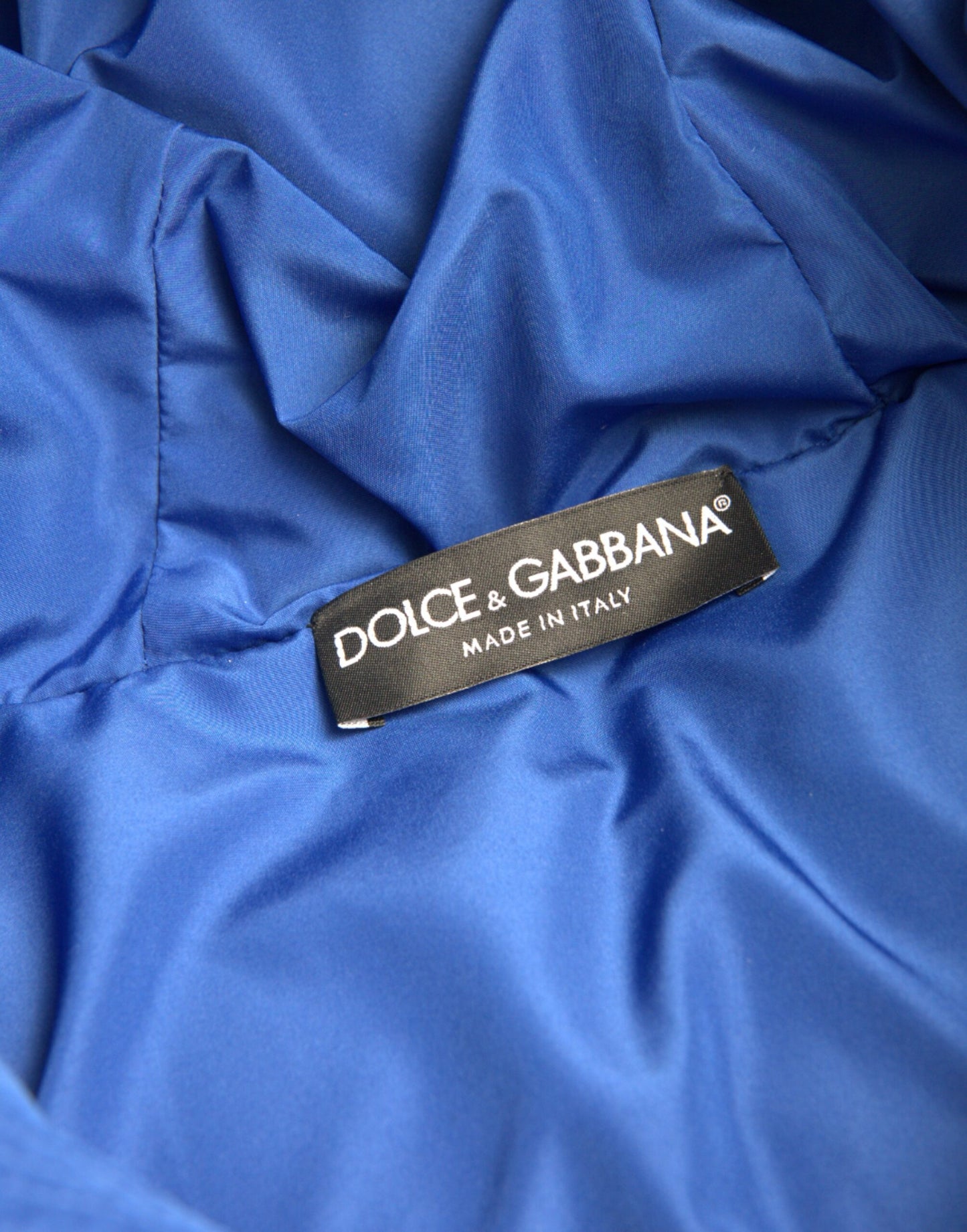 Dolce & Gabbana Multicolor Butterfly Hooded Puffer Jacket Dolce & Gabbana