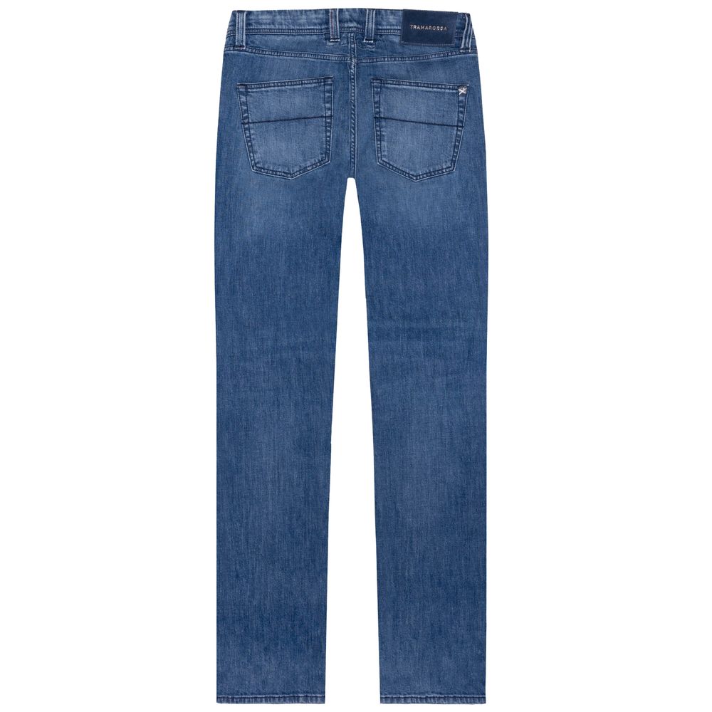Tramarossa Blue Cotton Men's Jeans Tramarossa