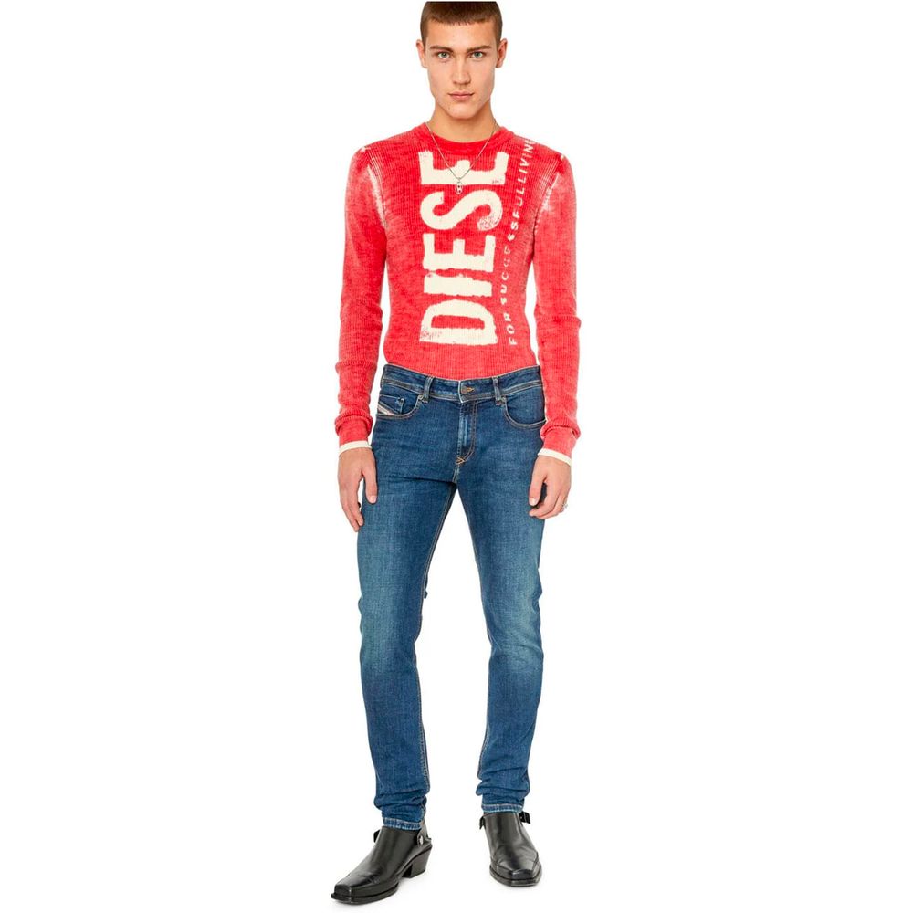 Diesel Blue Cotton Jeans & Pant Diesel