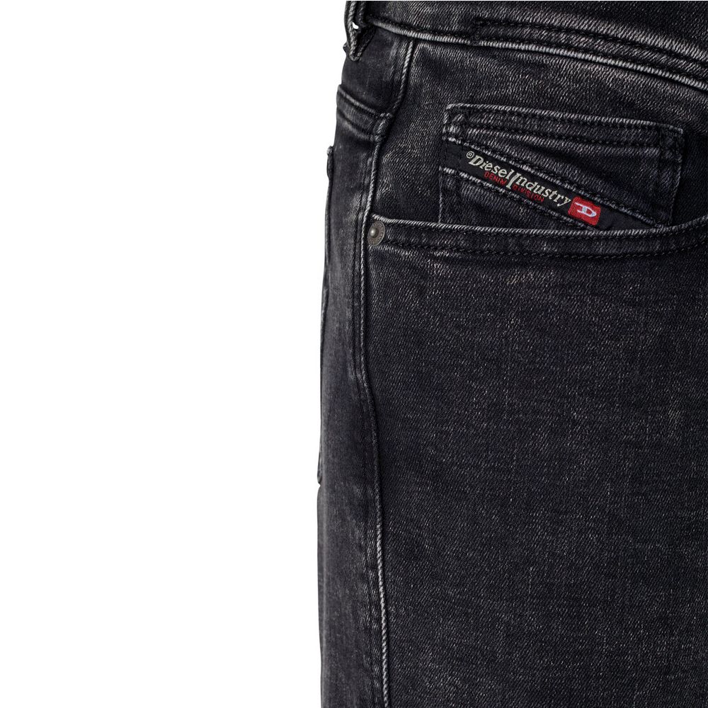 Diesel Black Cotton Jeans & Pant Diesel