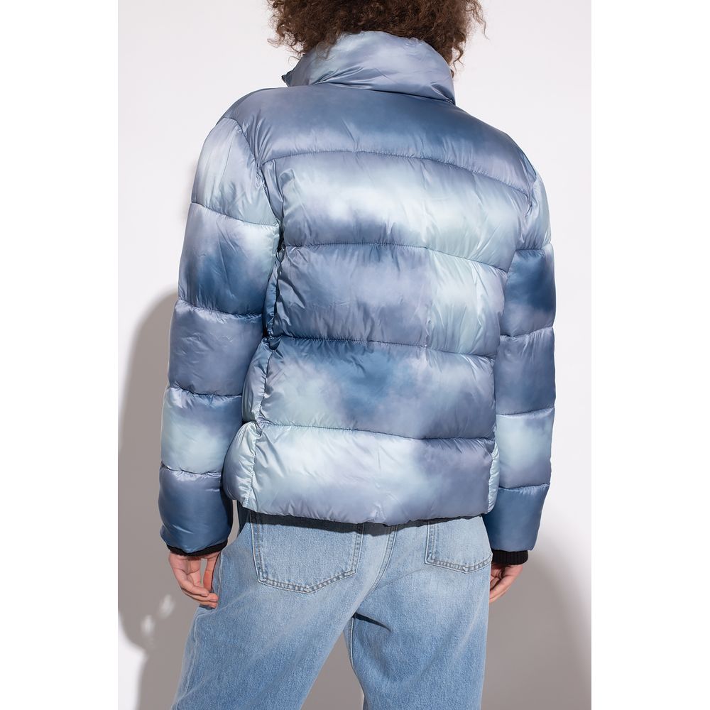 Love Moschino Light Blue Polyester Women Jacket Love Moschino