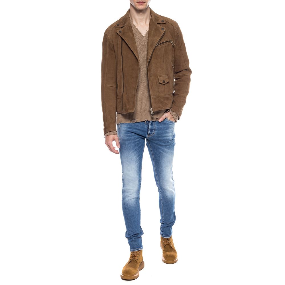 Dsquared² Blue Cotton Men's Distressed Jean Dsquared²