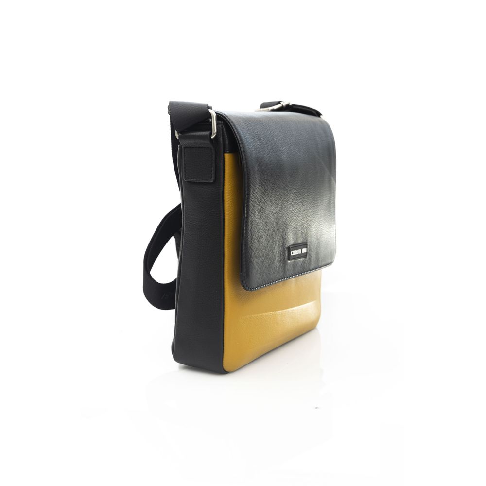 Cerruti 1881 Yellow Leather Women Crossbody
