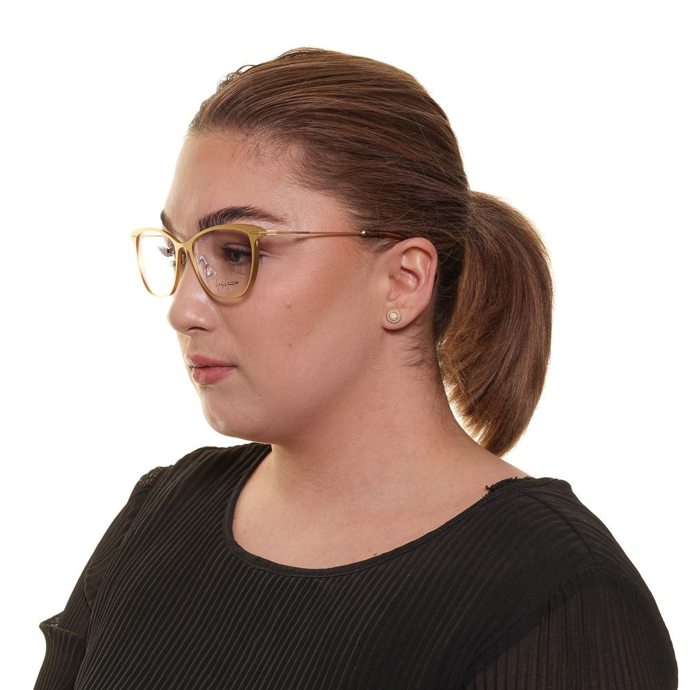 Yohji Yamamoto Gold Metal Glasses Frames