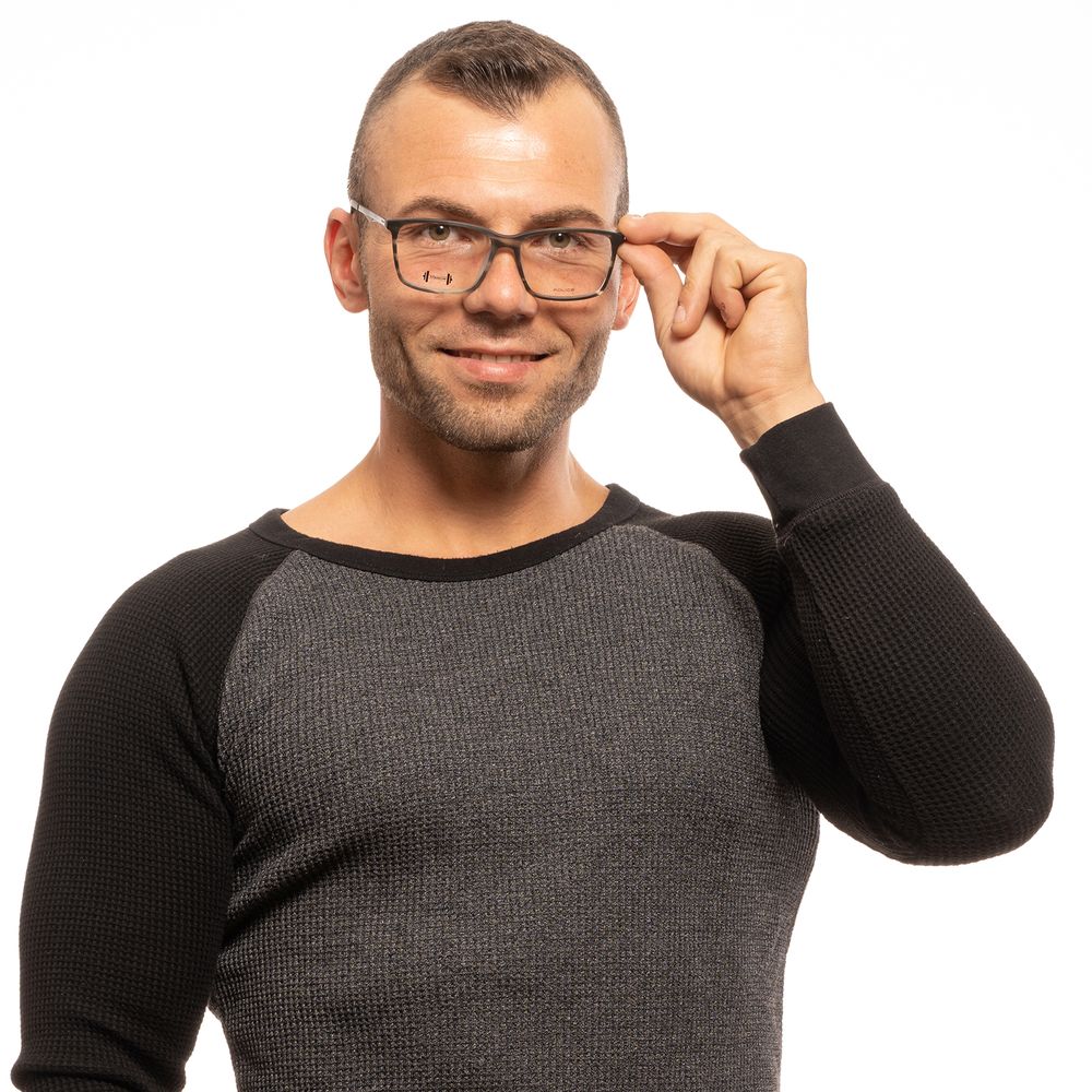 Police Gray Plastic Glasses Frames