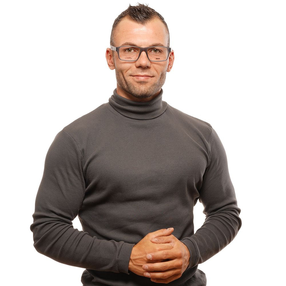 BMW Gray Plastic Glasses Frames BMW