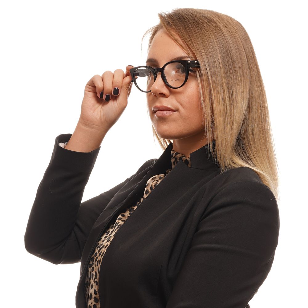 Valentino Black Plastic Glasses Frames Valentino